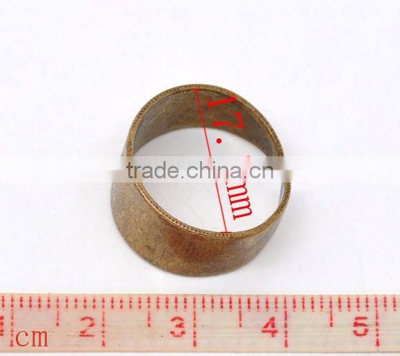 Custom Copper Tone Ring Base Blank Findings