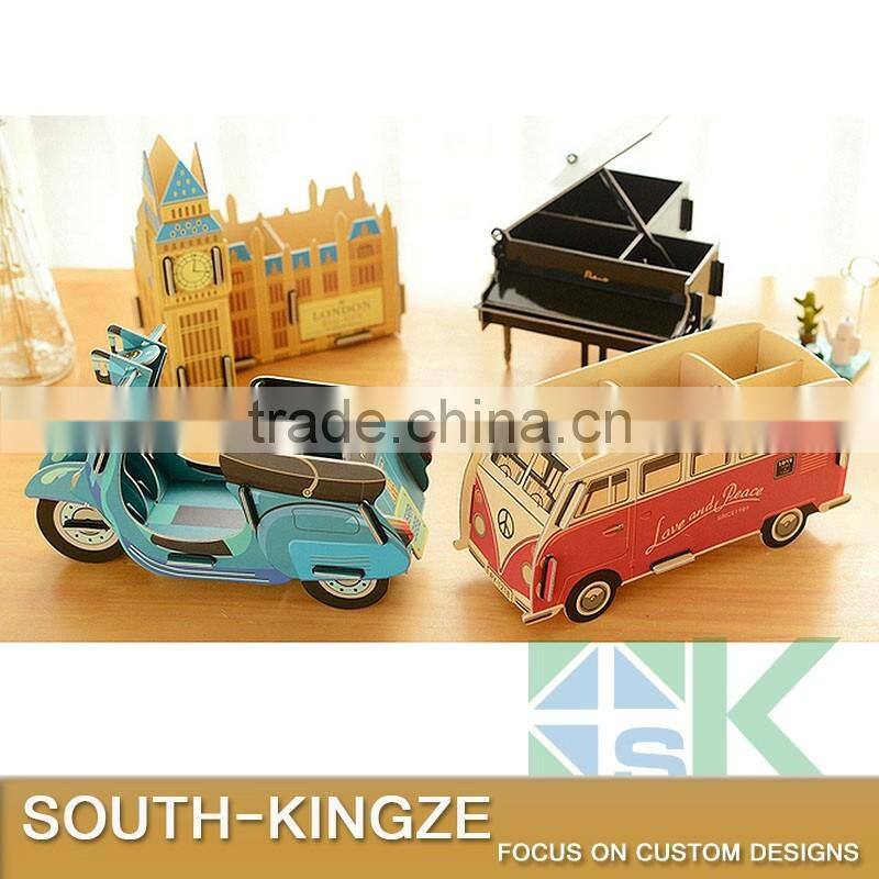 Intelligent Education Toy Europe Style Castle Hard Thick Paper Puzzle