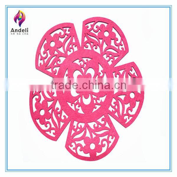 2014 new design high quality felt restaurant table mats