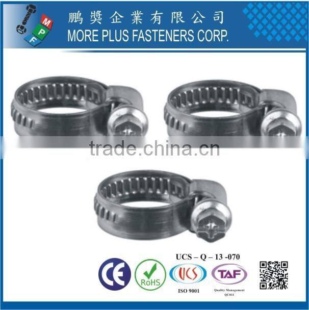 Made in Taiwan Carbon Steel Schlauchklemmen Heavy Torque European Style Hose Clamp