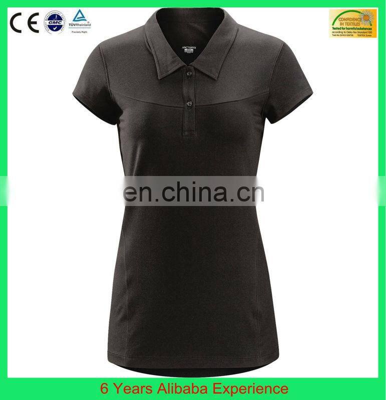 Pique cotton polo shit, promotional polo shirt for women-6 Years Alibaba Experience