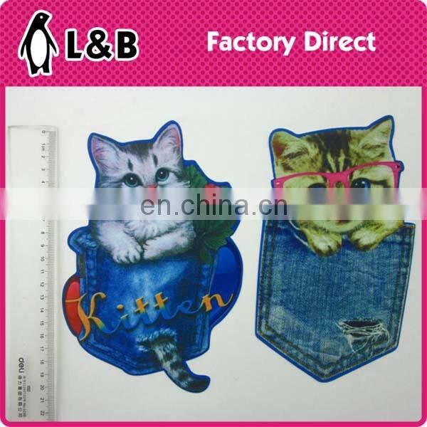 wholesale bear shape custom design iron on patches