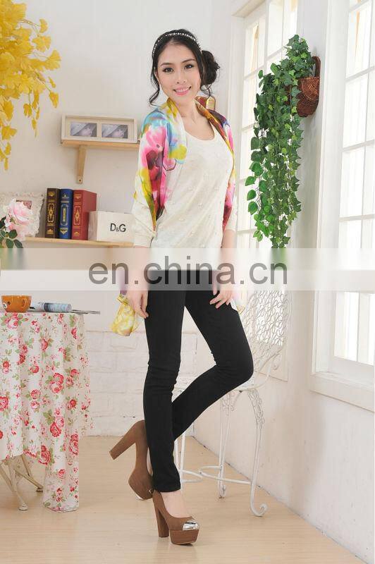 Fashion Ladies 100% Silk Chiffon Scarf