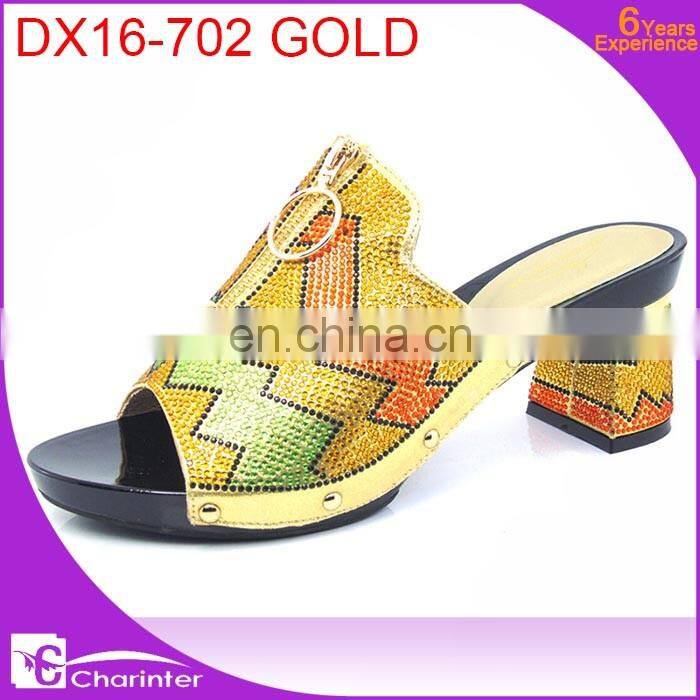 wholesale italian ladies shoes ladies high heel shoes ladies slipper with stones
