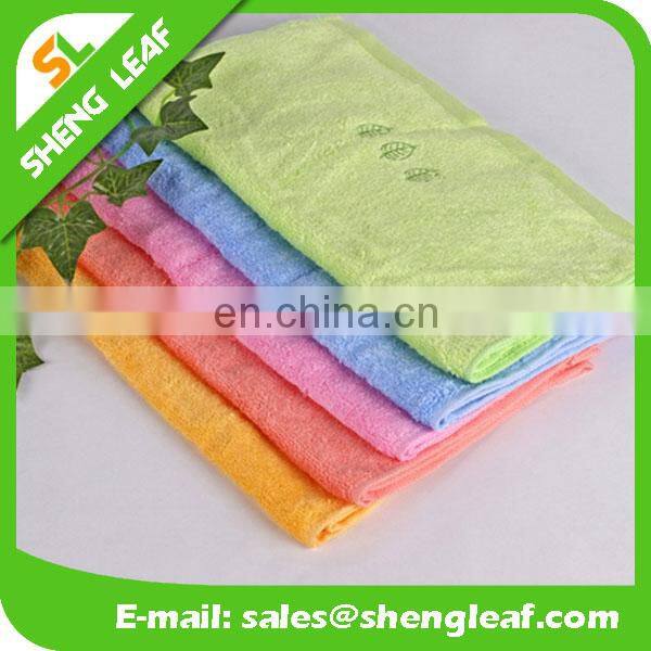 bright color face washing towel