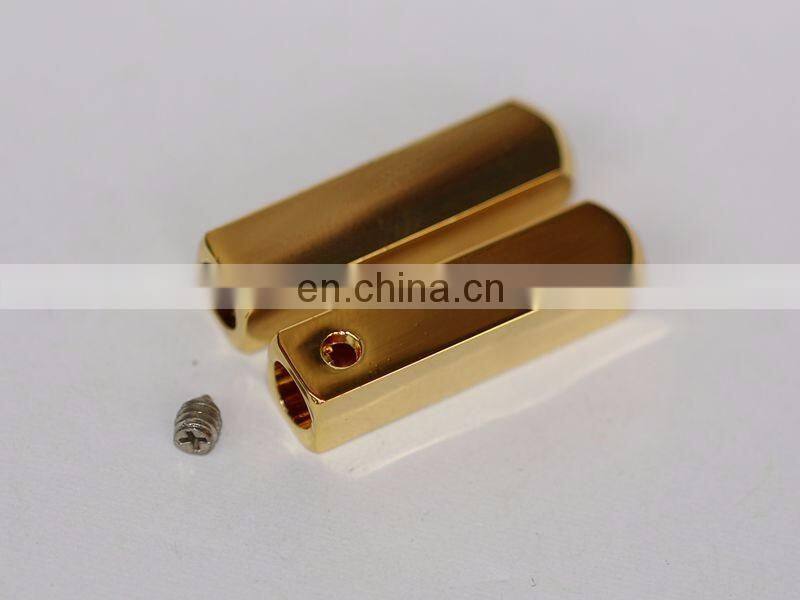 ShenZhen supplier factory price custom yeezy 350 square metal aglet shoelace rose gold aglet replacment