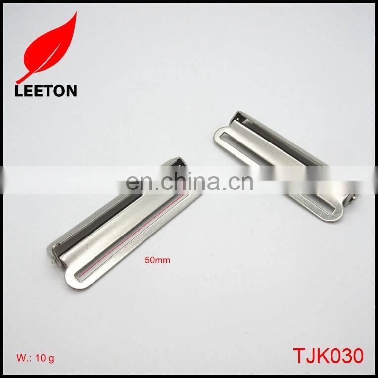 Factory supply 50mm metal suspender adjuster buckle
