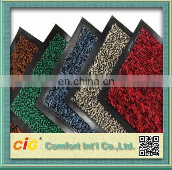 Home And Hotel Use Rubber Backing Commercial Carpet Tiles
