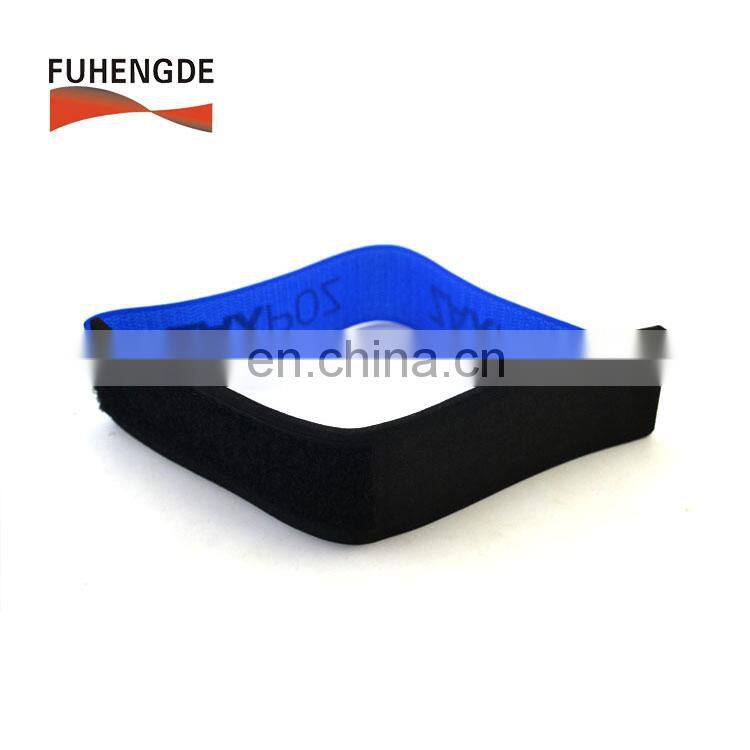 Alpine Black Rubber snowboard grip band with hook and loop