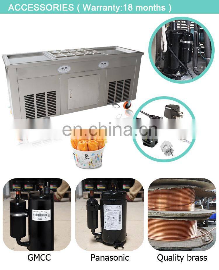 Big pan Cold Ice Pan Machine Fry Fried Ice Cream Machine