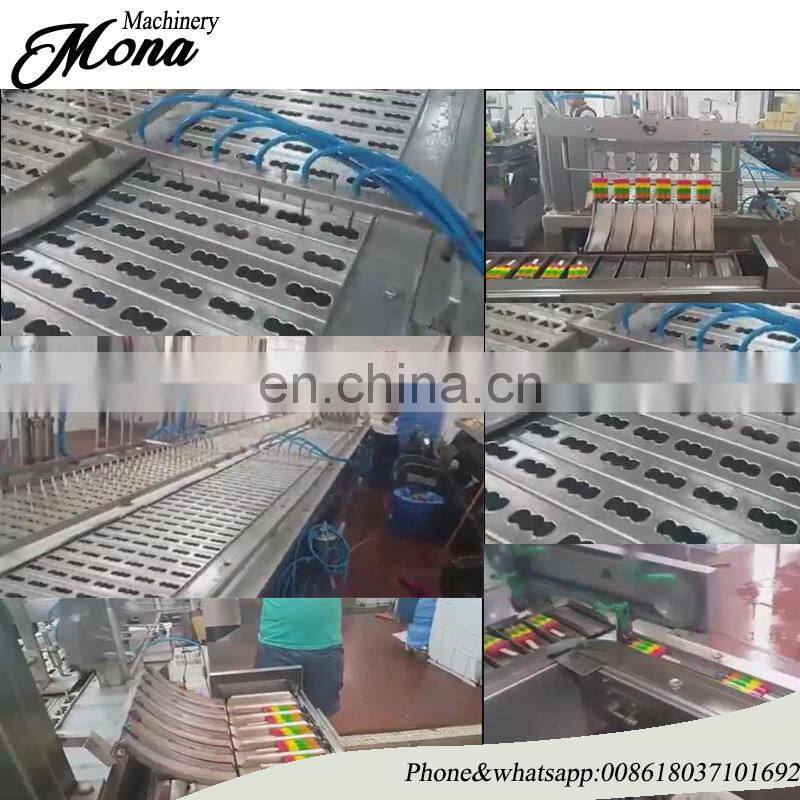 Factory direct supply ice cream popsicle machine/popsicle packing machine/industrail whole popsicle making production line