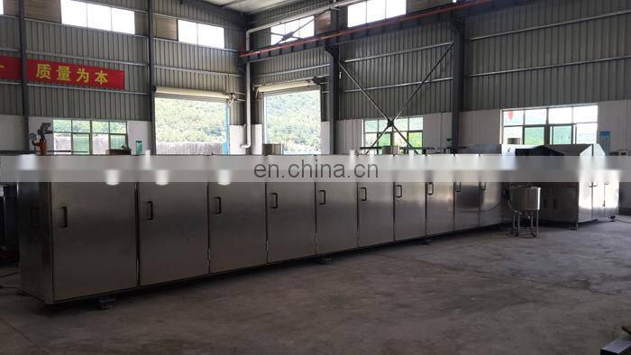 High Efficiency Full Automatic Snow Rolled Sugar Waffle Cone Production Line Rolled Baking Rolling Ice Cream Cone Making Machine