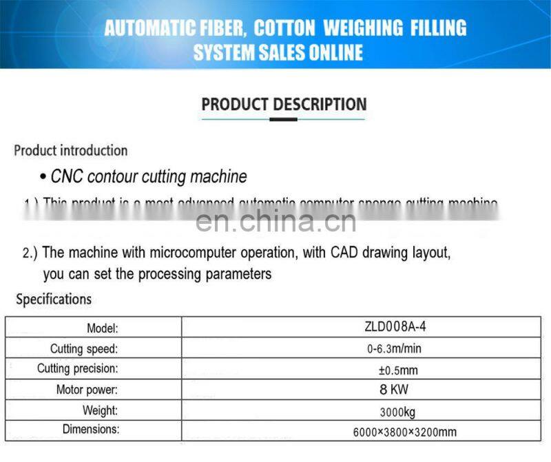 Good price cnc fast wire for pu pvc eva foam contour cutting machine