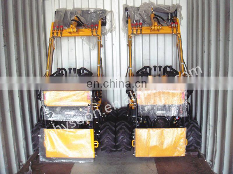 23hp Briggs & Stratton gasoline Mini track skid steer loader for sale