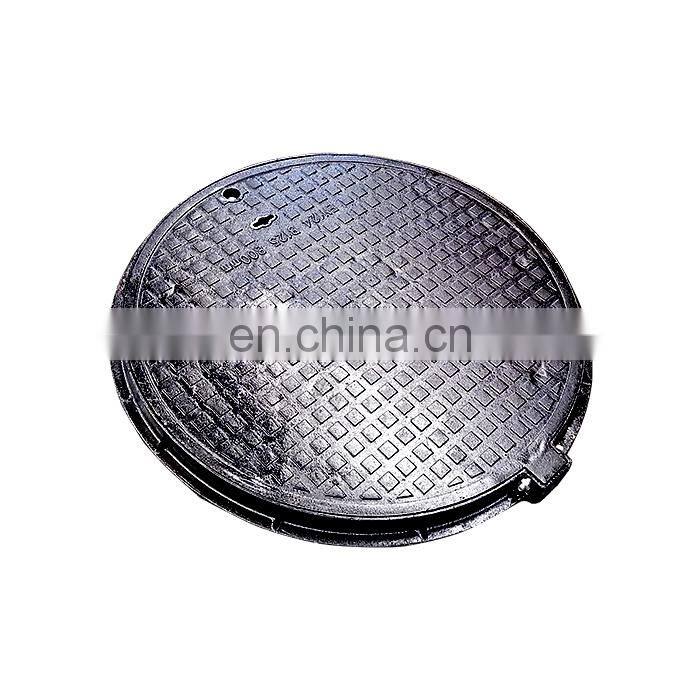 EN124 b125 800mm ductile cast iron heavy duty round manhole cover