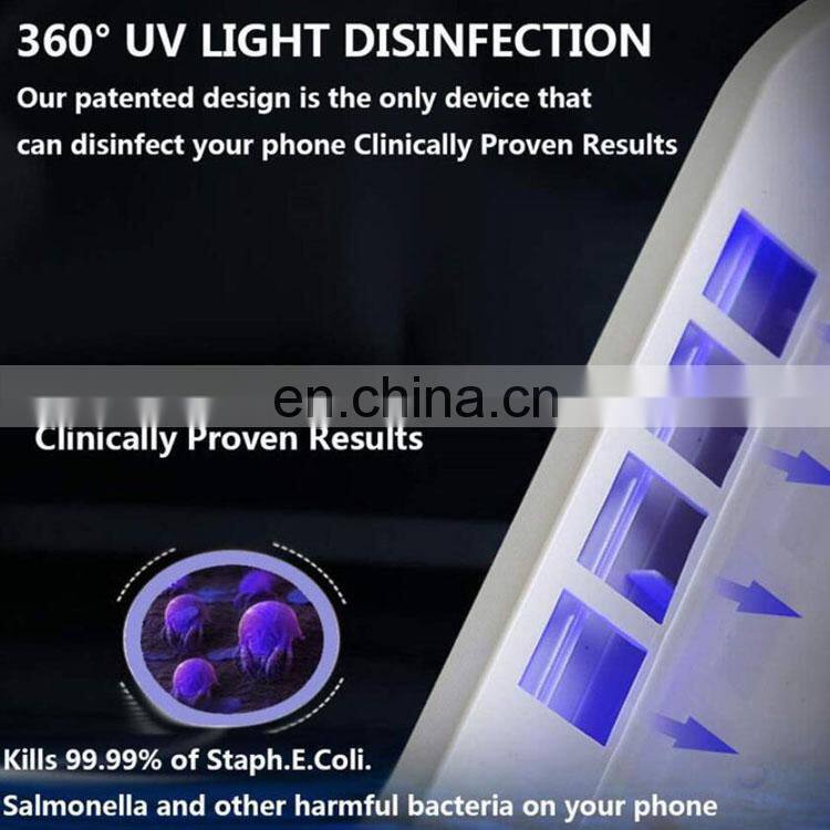Portable USB charging LED UV Sterilizer Box Ultraviolet Light Lamp for Mobile phone Jewelry Watch Small tools
