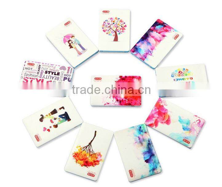 2015 New product Ultra-thin 4.8mm credit card power bank, micro usb battery charger, slim power banks made in china