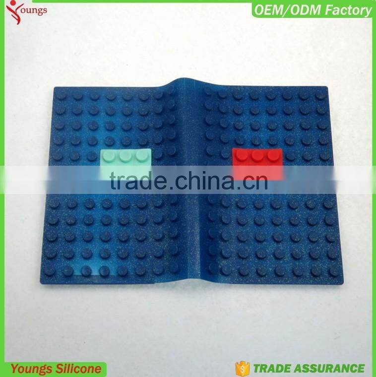 Hottest factory directly sale silikon book legos A5/A6/A7 size custom logo Notebook