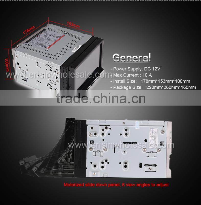 Erisin ES2007A 7" Android 4.4.4 2 Din Car Multimedia Player with GPS