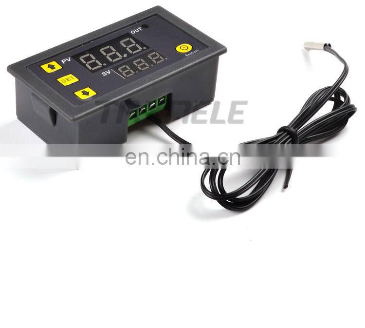 W3230 DC 12V 24V 110V-220V AC Digital Temperature Controller LED Display Thermostat With Heating Cooling Control Instrument