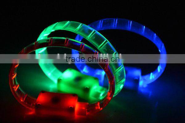 plastic hot sale Party gift led flashing bracelet