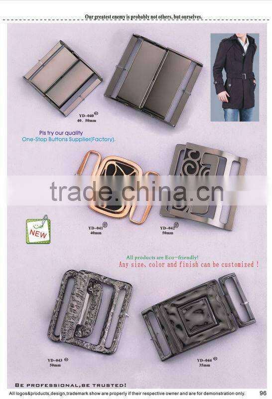 Metal butterfly shape with rhinstone buckle