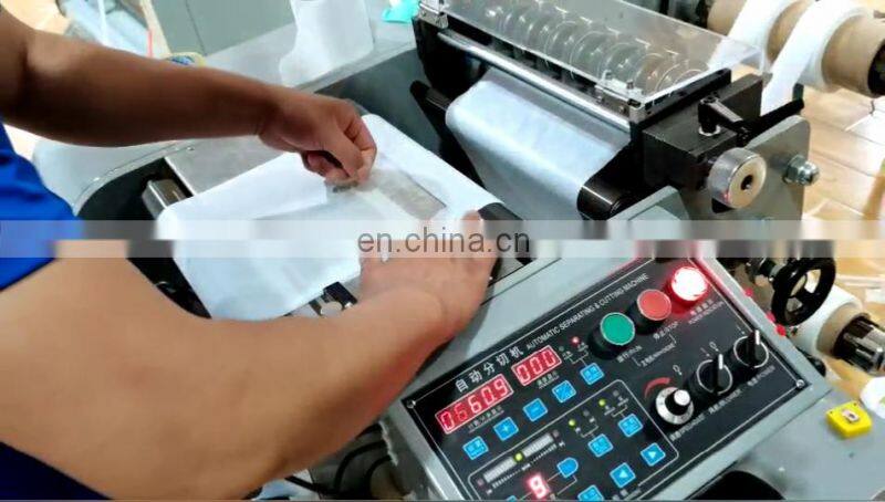 Narrow roll thermal transfer ribbons slitting machine