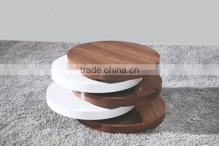 Fancy Durable Expandable Round Coffee Table For Sale