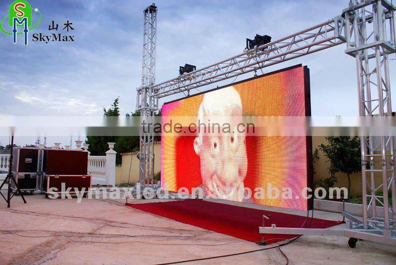 IP65/IP54 Full Color Rental Outdoor Hanging Electronic LED Screen