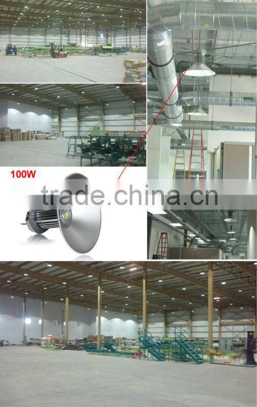 High power led high bay light ,100w cob high bay lighting ip65