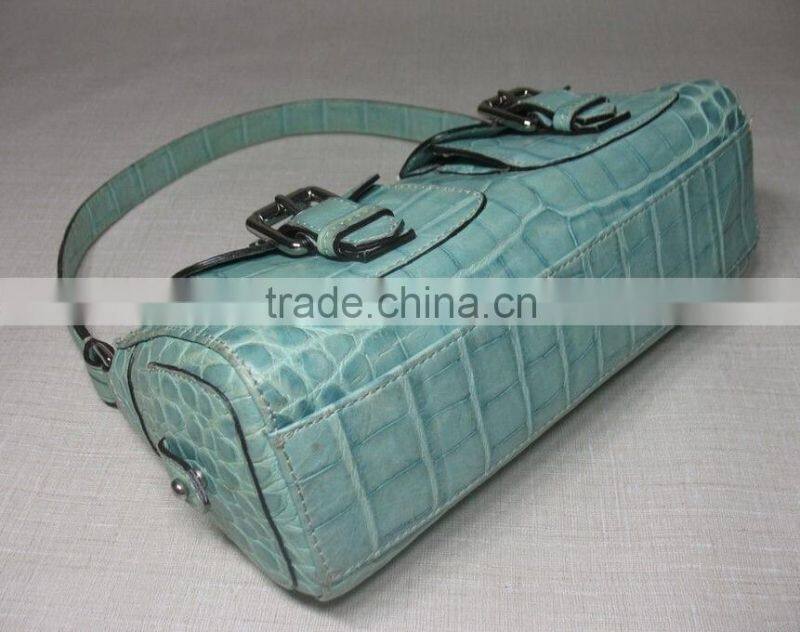 Smooth leather pocket fancy handbag