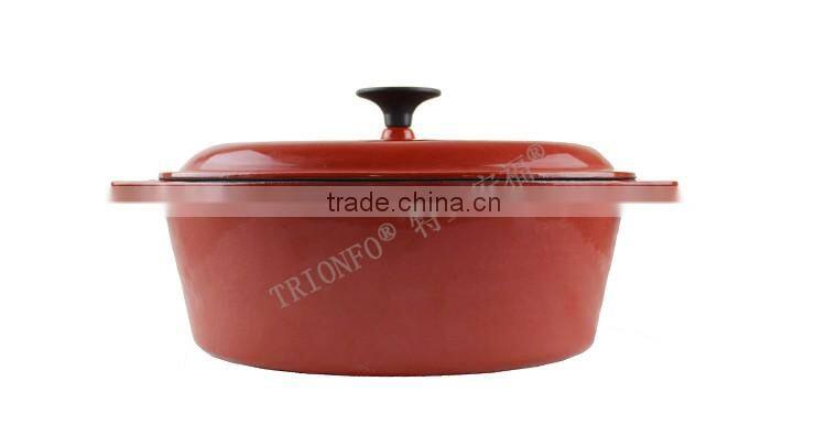 FDA approved color Enameled Cast Iron Cookware TR1007