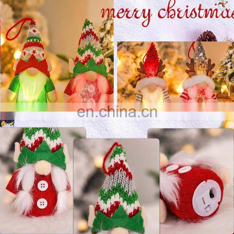 luminous Gnome LED Christmas Faceless Doll Christmas Decoration For Home Christmas Ornament Xmas Gift Navidad New Year 2023
