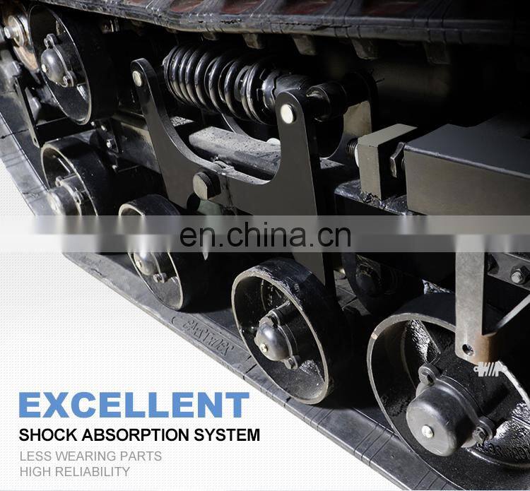 stair climbing robot rubber track system chassis