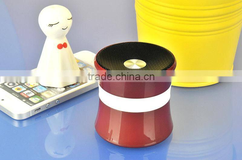 Promotion gift New products / mini Portable bluetooth Speaker / Wireless bluetooth Speaker with FM radio 2014 alibaba express