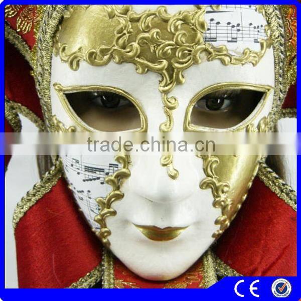 2015 hot sale full face hot handmade environmentally Venetian masks