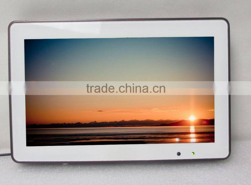 19" Wall Mount Advertising Player Digital Video Digital Photo Frame Splitting-Screen Wifi Android Advertising Display