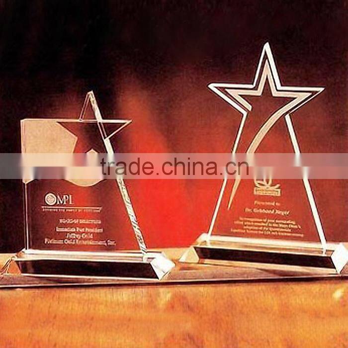 lead crystal trophy award for Business Anniversary