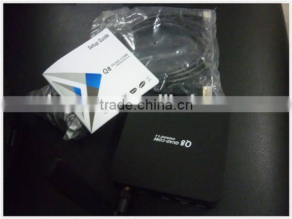 RK3288 Android 4.4 Quad core smart tv box 2G/8G Pre-installed XBMC 13.1 support Wifi+Bluetooth+Youtube+3D
