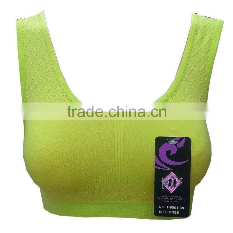 0.92USD M-XXXL Sports Bra For High Quality Big Size Push Up Cotton Sports Bras/Underwear (gdydwx003)
