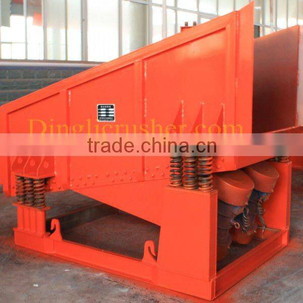 High Efficiency Motor Vibrating Feeder used in Sandstone Production Line from Dingli