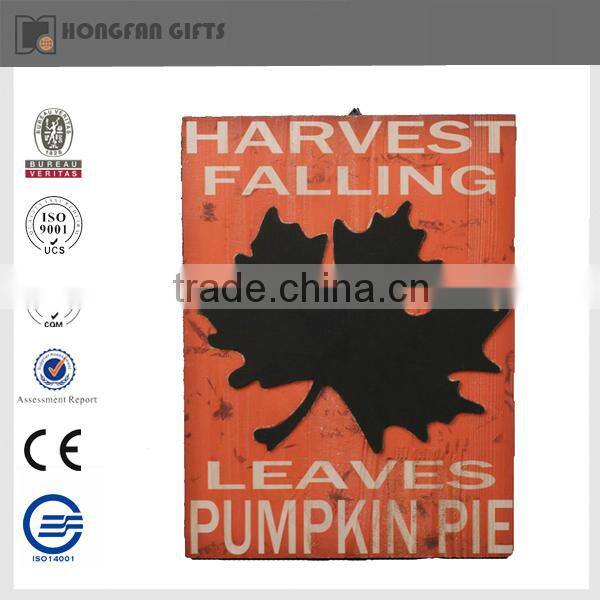 Fashion wood wall decoration plaque craft