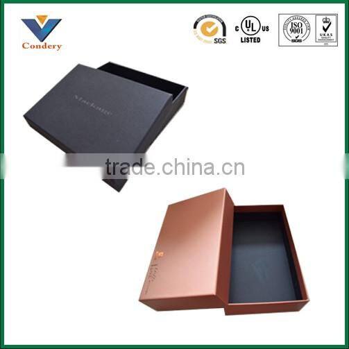 Custom colorful box packing clear shoe box bag in box