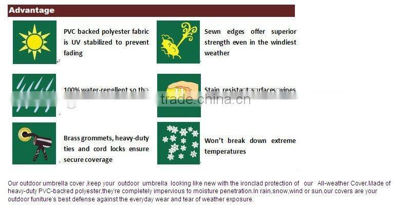 Large Waterproof Garden Furniture Patio Parasol Umbrella Cover