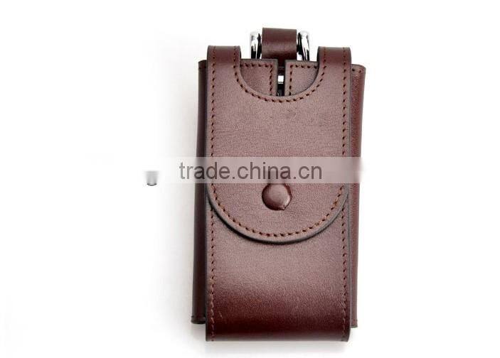 2016 high-end leather Keychain Key Holder Bag Case Wallet Cover,