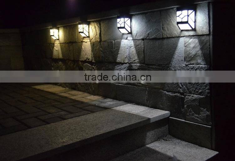 Solar wireless wall outdoor led gardens replacement lamp