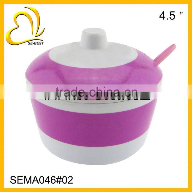 Melamine sugar pot,seasoning pot