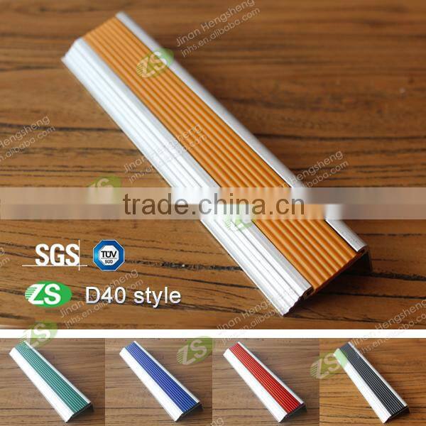 Rubber anti-slip strip/stair nosing for stairs