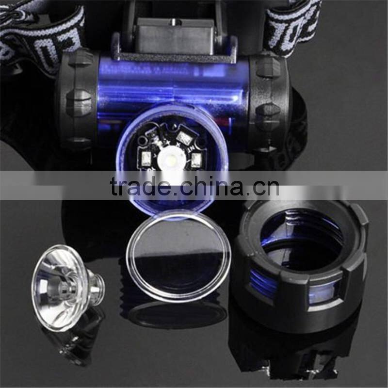 Professional high power aluminium head torch/head light for fishing hunting