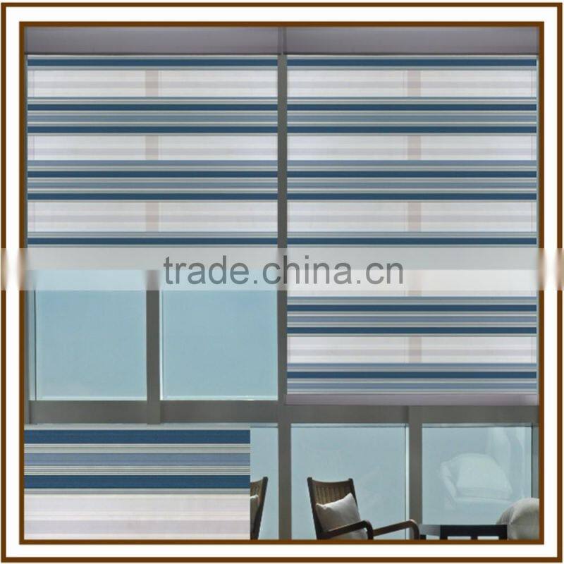 Printed roller shades and day night shades seven folded blinds polyester roller shade fabric